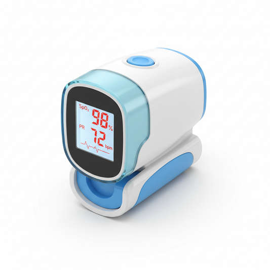 Fingertip Pulse Oximeter - Oxygen & Heart Rate Monitor