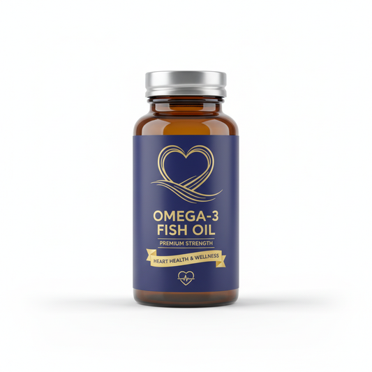 Omega-3 Fish Oil supplement bottle