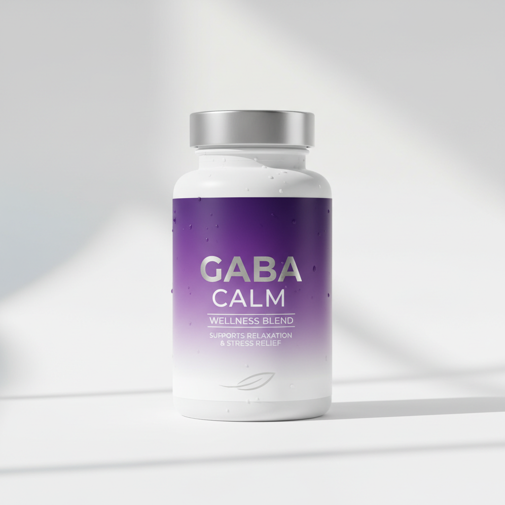 GABA supplement bottle