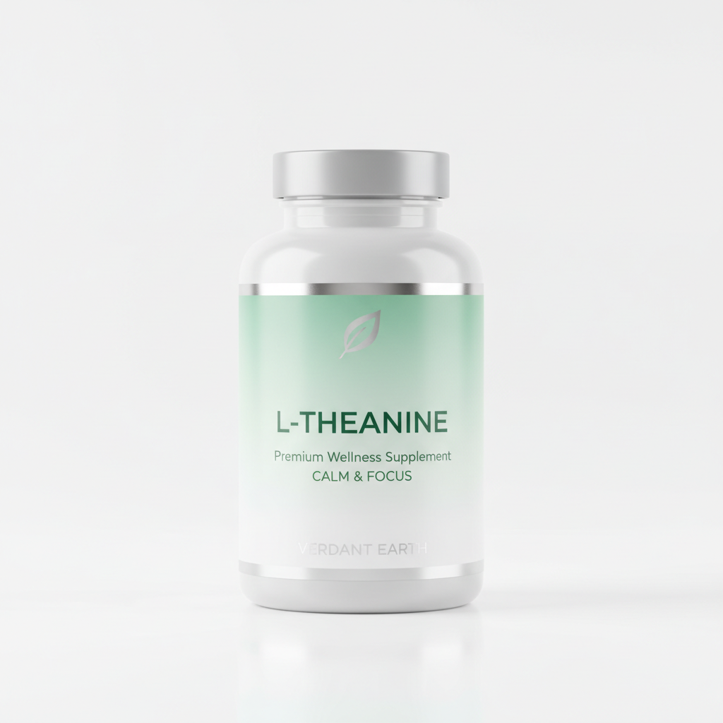 L-Theanine supplement bottle