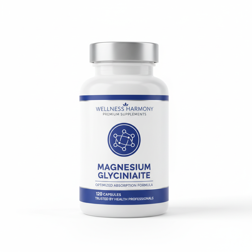 Magnesium Glycinate supplement bottle