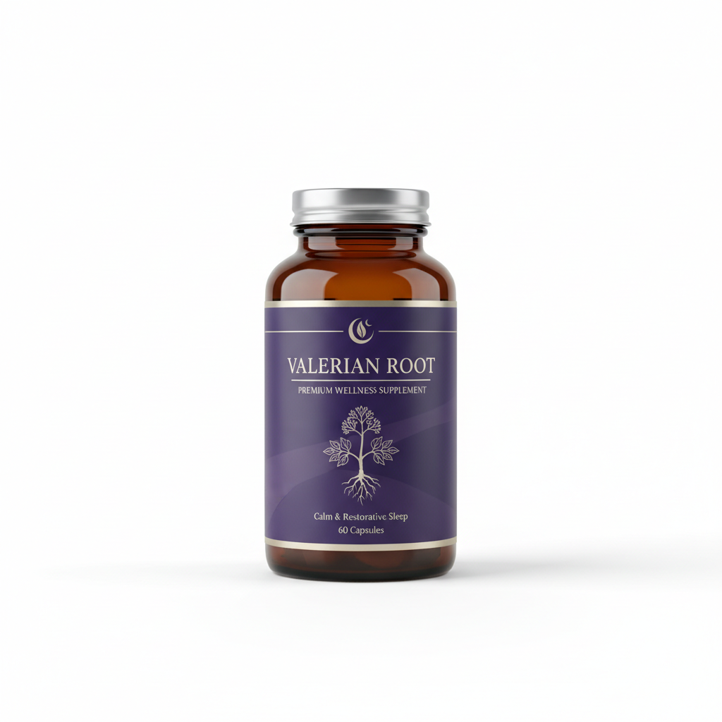 Valerian Root supplement bottle