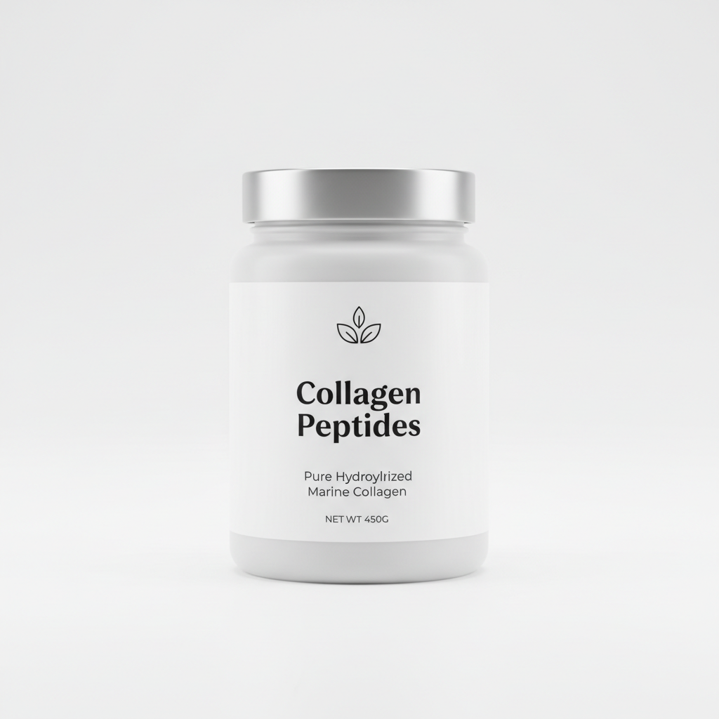 Collagen Peptides supplement container