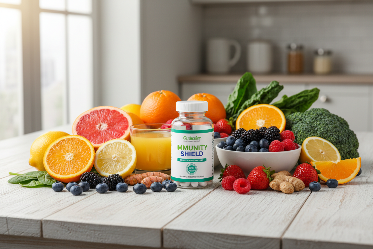 Immune supplement with healthy foods