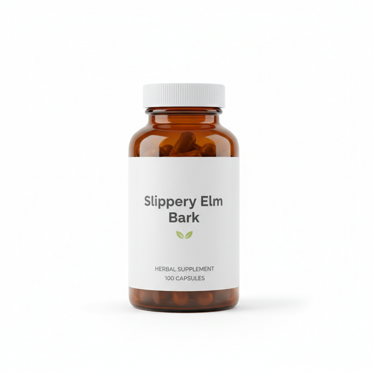 Slippery Elm Bark supplement bottle
